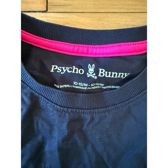 Psycho Bunny navy blue youth graphic t-shirt - Picture 2 of 4